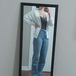 Defrost, XSmall, white cardigan